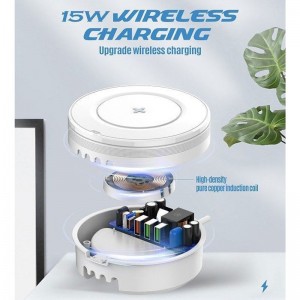 شارژر بی سیم فست شارژ 4 پورت Ldnio AW003 QC3.0 PD 32W