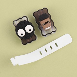 ست محافظ کابل و کلگی شارژر آیفون طرح بیسکوییت OREO