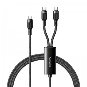 کابل 2 سر فست شارژ Mcdodo CA-747 5A PD 100W 1.2m