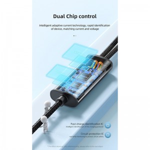 کابل 2 سر فست شارژ Mcdodo CA-747 5A PD 100W 1.2m