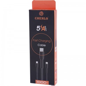 کابل آیفونی فست شارژ Cherlo CH-IP09 5A 1m