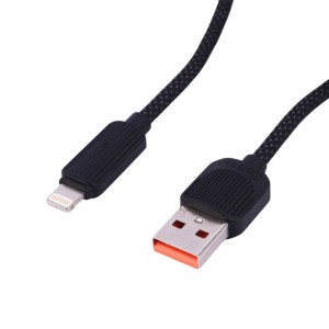 کابل آیفونی فست شارژ Earldom EC-187L 2.4A 1m