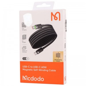 کابل تبدیل فست شارژ Mcdodo CA-200 Type-C To Type-C 3A PD 60W 1.2m