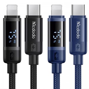 کابل تبدیل فست شارژ Mcdodo CA-521 Type-C To Lightning 3A PD 36W 1.2m
