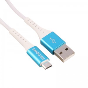 کابل میکرو یو اس بی فست شارژ Shoosh SH65A 5A 1.1m