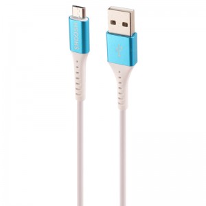 کابل میکرو یو اس بی فست شارژ Shoosh SH65A 5A 1.1m