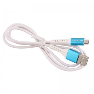 کابل میکرو یو اس بی فست شارژ Shoosh SH65A 5A 1.1m