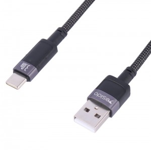 کابل تایپ سی فست شارژ Yesido CA123C 3A 1.2m