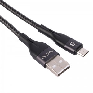 کابل میکرو یو اس بی فست شارژ Yesido CA121M 2A 1m