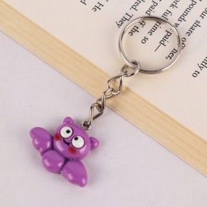 جاکلیدی سرامیکی خفاش بنفش