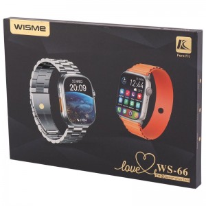 پک دو عددی ساعت هوشمند ویسمی Wisme WS-66 49mm