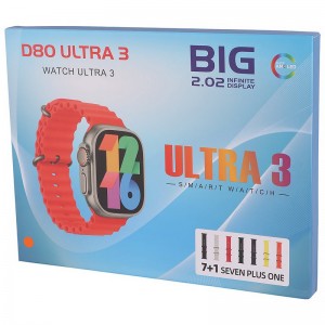 ساعت هوشمند D80 Ultra 3 49mm