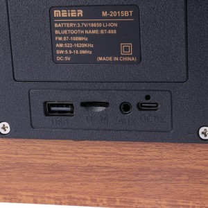 رادیو اسپیکر بلوتوثی رم و فلش خور Meier M-2015BT