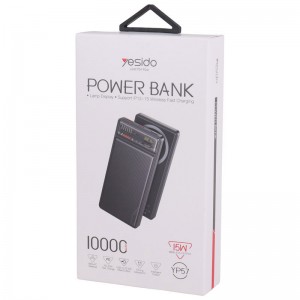 پاور بانک بی سیم فست شارژ یسیدو YP57 QC3.0 PD 22.5W ظرفیت 10000 میلی آمپر ساعت