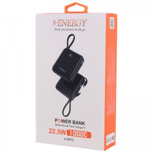 پاور بانک ایکس انرژی X-89PD 22.5W ظرفیت 10000 میلی آمپر ساعت