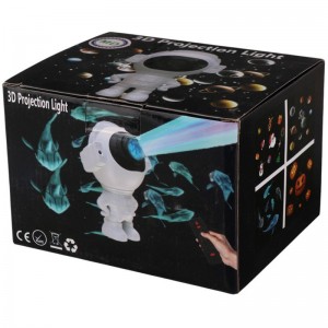 چراغ رقص نور کهکشانی اسپیکر دار بلوتوثی 3D Projection Light-S
