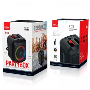 اسپیکر بلوتوثی هیسکا B175 + میکروفون و ریموت کنترل