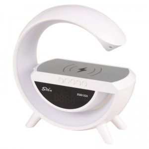 شارژر بی سیم و چراغ رومیزی اسپیکر دار Sing-E ZQS1222