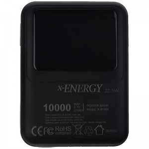 پاور بانک بی سیم فست شارژ ایکس انرژی X-819M PD 22.5W ظرفیت 10000 میلی آمپر ساعت
