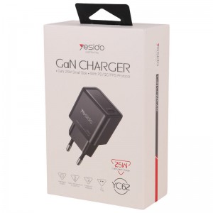 شارژر دیواری 25 وات یسیدو YC62 QC3.0 PD 3A