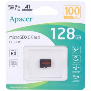 رم میکرو 128 گیگ اپیسر Apacer Rioo A1 V10 U1 C10 100MB/s