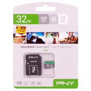 رم میکرو 32 گیگ پی ان وای PNY Elite U1 C10 100MB/s + خشاب
