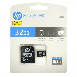 رم میکرو 32 گیگ اچ پی HP Mi210 U1 C10 + خشاب