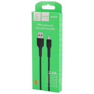 کابل میکرو یو اس بی فست شارژ Vdenmenv D42V 2.4A 1m