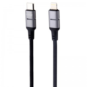 کابل تبدیل فست شارژ X-Energy X-360L Type-C To Lightning 3A PD 30W 1m