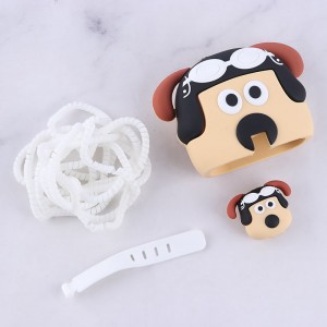 ست محافظ کابل و کلگی شارژر سامسونگ طرح سگ