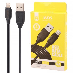کابل لایتنینگ فست شارژ 5 آمپر ام ان اس M012i طول 1.1 متر