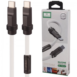 کابل تبدیل فست شارژ Earldom EC-173C-C Type-C To Type-C 3A 1m