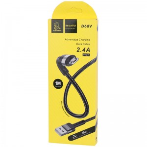 کابل میکرو یو اس بی Vdenmenv D68V 2.4A 1m