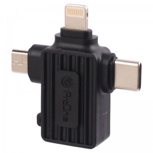 تبدیل ProOne PCO10 OTG USB To MicroUSB / Lightning / Type-C
