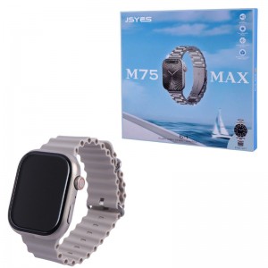 ساعت هوشمند JSYES M75 Max + یک عدد ساعت عقربه ای