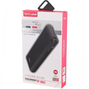 پاور بانک فست شارژ تسکو TP 883 QC3.0 PD 65W ظرفیت 19200 میلی آمپر ساعت