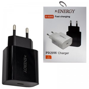 شارژر دیواری 20 وات ایکس انرژی X-520S PD 3A
