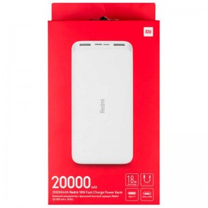 پاور بانک فست شارژ شیائومی Redmi PB200LZM 18W High Copy Grade A ظرفیت 20000 میلی آمپر ساعت