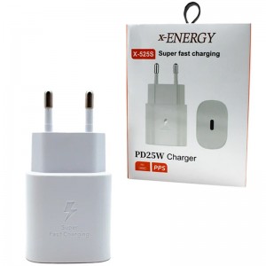 شارژر دیواری 25 وات ایکس انرژی X-525S QC3.0 PD 3A