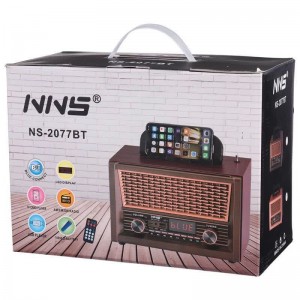 رادیو اسپیکر بلوتوثی ان ان اس NS-2077BT