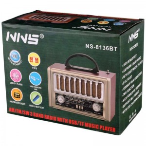 رادیو اسپیکر بلوتوثی ان ان اس NS-8136BT