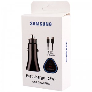 شارژر فندکی فست شارژ Samsung EP-L502 3A PD3.0 25W + کابل تبدیل تایپ سی