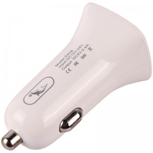 شارژر فندکی فست شارژ Sky Dolphin SZ08 2.4A 12W + کابل تایپ سی