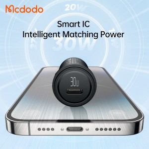 شارژر فندکی فست شارژ Mcdodo CC-7493 QC PD 3A 30W + کابل تایپ سی