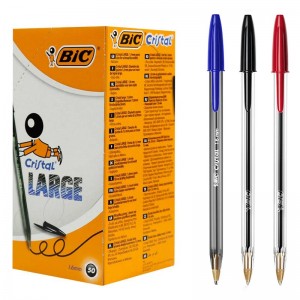 خودکار بیک Bic Cristal Large 1.6mm بسته 50 عددی