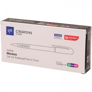 روان نویس کریتورز کلاس 0.7 میلی متر Moreno G-S0020 بسته 12 عددی