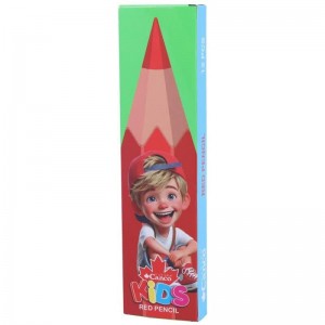 مداد قرمز کنکو Canco Kids بسته 12 عددی