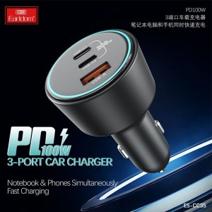 شارژر فندکی فست شارژ Earldom ES-CC35 PD 5A 100W