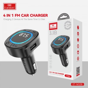 شارژر فندکی + FM Player بلوتوثی Earldom ET-M106