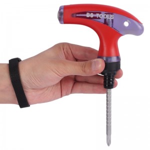 پیچ گوشتی دو طرفه عصایی BS Tools 190*110mm